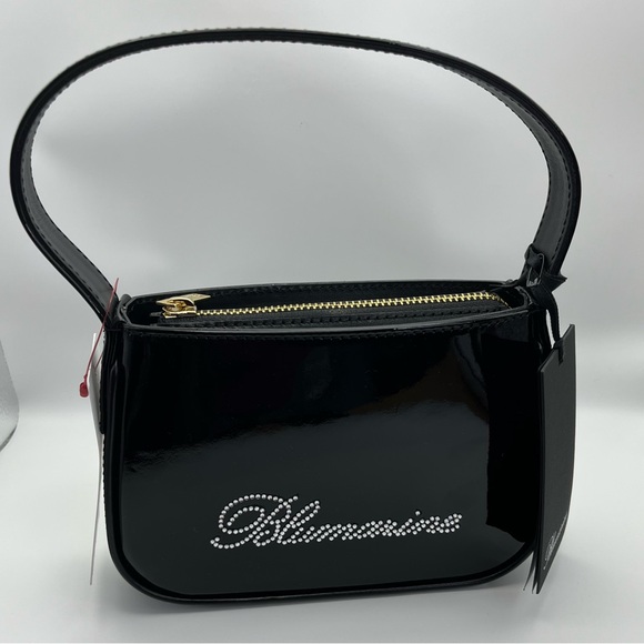 Blumarine Glossy Black Mini Bag - Picture 2 of 4